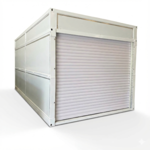 folding modular garage β heavy duty galvanized steel structure