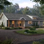 Home modern woodland log cabin | woodland modular home