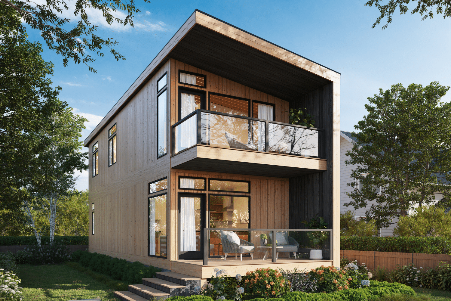 the walden stack modular | a 2 story modern modular home the walden stack modular | a 2 story modern modular home