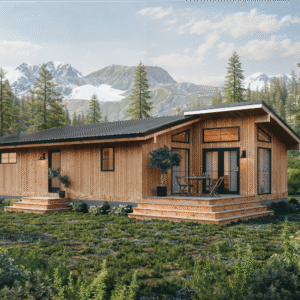 two pines | unique modern design | zook cabins