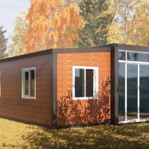 vista bode β 40' expandable flat container home | 2 bedrooms | full bath, kitchen, living room | 775 sf modular tiny home